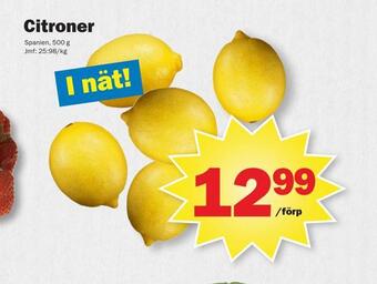 Pekås Citroner erbjuda