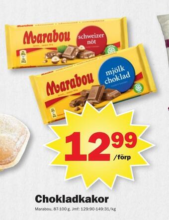 Pekås Chokladkakor erbjuda