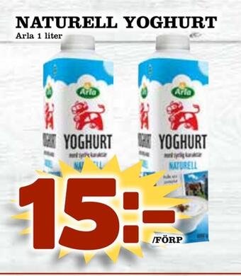 Matvärlden Tensta Naturell yoghurt erbjuda