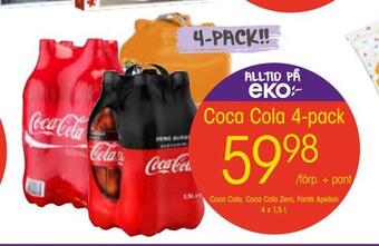 EKO Coca cola 4-pack erbjuda
