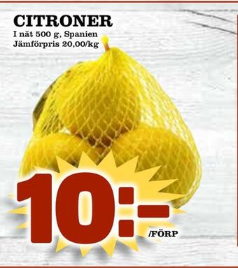 Matvärlden Tensta Citroner erbjuda