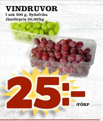 Matvärlden Tensta Vindruvor erbjuda