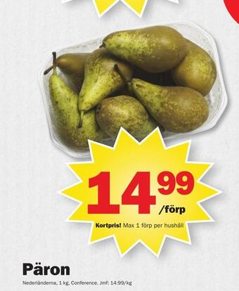 Pekås Päron erbjuda