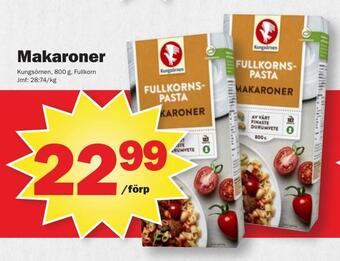 Pekås Makaroner erbjuda