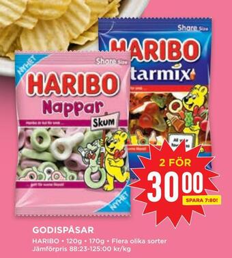 Willys Godispåsar erbjuda