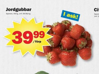 Pekås Jordgubbar erbjuda