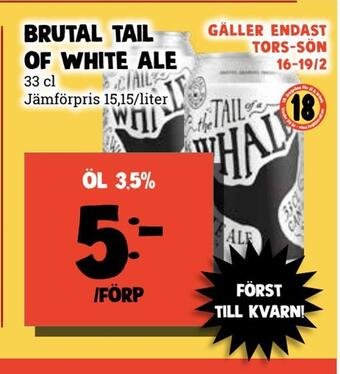 MatArket Öl 3,5% erbjuda
