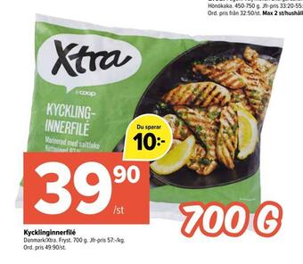 Kycklinginnerfilé