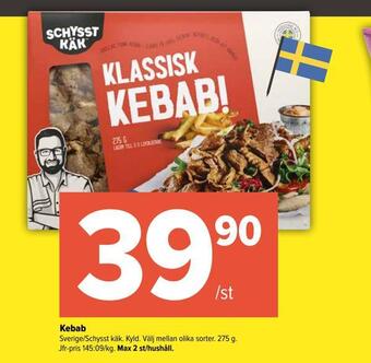 Coop Extra Kebab erbjuda