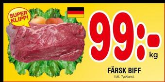 Nya Pulsen Färsk biff erbjuda