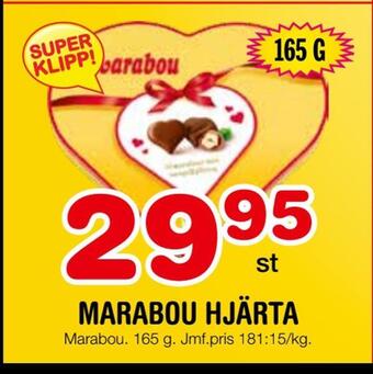 Nya Pulsen Marabou hjärta erbjuda