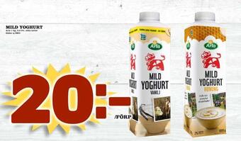Prisma Mat Mild yoghurt erbjuda