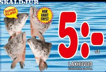 Nya Pulsen Laxhuvud erbjuda