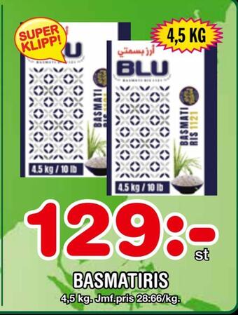 Nya Pulsen Basmatiris erbjuda