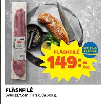Coop Fläskfilé erbjuda