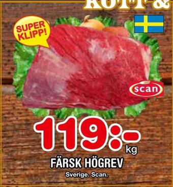 Nya Pulsen Färsk högrev erbjuda