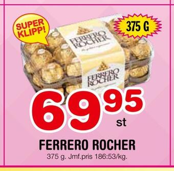Nya Pulsen Ferrero rocher erbjuda