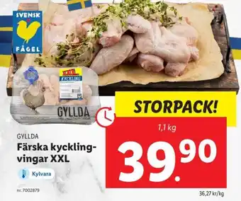 Lidl Gyllda Färska Kycklingvingar XXL erbjuda