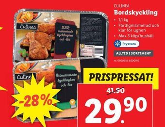 Lidl Culinea Bordskyckling erbjuda