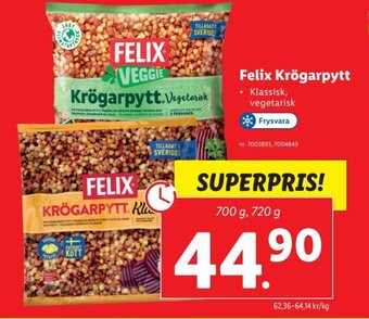 Lidl Felix Krögarpytt erbjuda