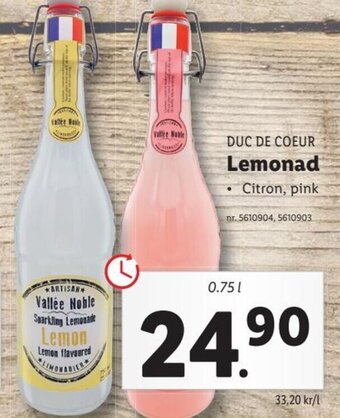 Lidl Duc De Coeur Lemonad erbjuda