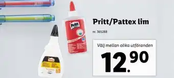 Lidl Pritt/ Pattex Lim erbjuda