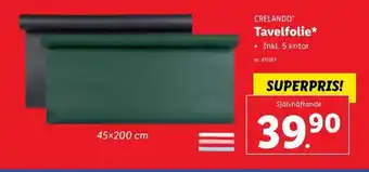 Lidl Crelando Tavelfolie erbjuda