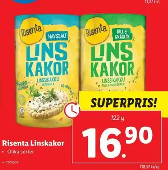 Lidl Risenta Linskakor erbjuda