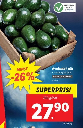 Lidl Avokado I Nät erbjuda