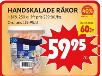 ICA Kvantum Handskalade Räkor erbjuda