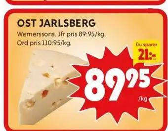 ICA Kvantum Ost Jarlsberg erbjuda