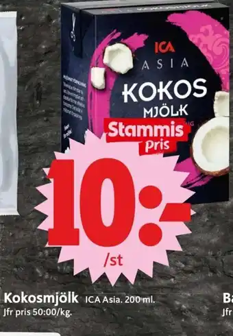 ICA Supermarket Kokosmjölk erbjuda