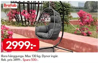 Bo Ohlsson Brafab Illora hänggunga Max 130kg. erbjuda
