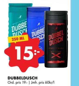 ÖoB Dubbeldusch erbjuda