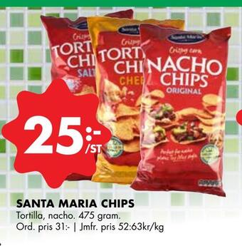 ÖoB Santa maria chips erbjuda