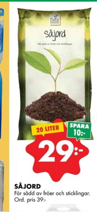 ÖoB Odla blomjord erbjuda