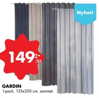 ÖoB Bright lightning gardiner erbjuda