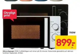 Rusta Refin mikrovågsugn erbjuda