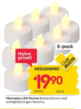 Rusta Elsa form ljusdekoration erbjuda