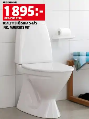 Bauhaus Toalett Ifö Silla S-Lås Ink. Mjuksits Vit erbjuda