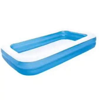 Lekmer Bestway rektangulär pool blå erbjuda