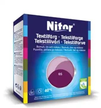 Ohlssons Tyger Textilfärg lila, flytande erbjuda