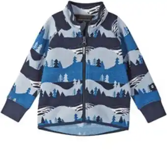 Reima fleece sweater ornament soft navy