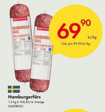 Snabbgross Hamburgerfärs erbjuda