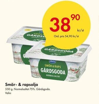 Snabbgross Smör-& Rapsolja erbjuda