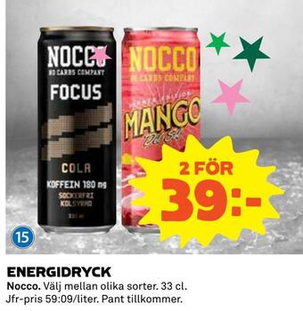 Coop Energidryck erbjuda