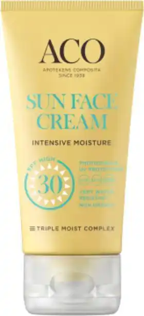 LloydsApotek Aco sun face cream spf 30, 50 ml erbjuda