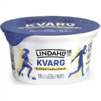 Willys Kvarg blåbär- vaniljsmak utan tillsatt socker erbjuda