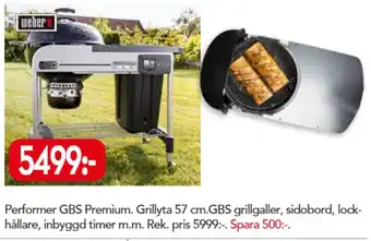 Bo Ohlsson weber Performer GBS Premium Grillyta 57cm GBS grillgaller erbjuda
