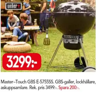 Bo Ohlsson weber Master-Touch GBS E-5755SS GBS-galler, lockhållare, askuppsamlare erbjuda